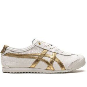 ASICS x Onitsuka Tiger Mexico 66™ "White/Gold" Sneakers - Brand New